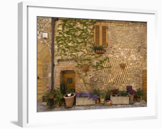 Montefollonico, Val D'Orcia, Siena Province, Tuscany, Italy-Sergio Pitamitz-Framed Photographic Print