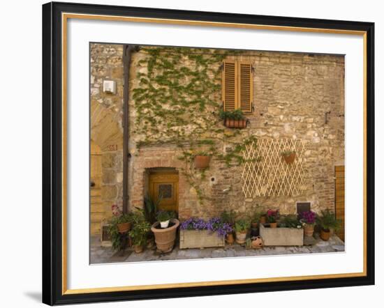 Montefollonico, Val D'Orcia, Siena Province, Tuscany, Italy-Sergio Pitamitz-Framed Photographic Print