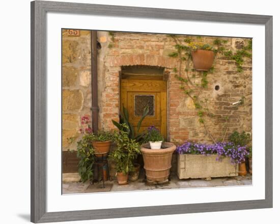 Montefollonico, Val D'Orcia, Siena Province, Tuscany, Italy-Sergio Pitamitz-Framed Premium Photographic Print