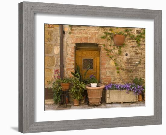 Montefollonico, Val D'Orcia, Siena Province, Tuscany, Italy-Sergio Pitamitz-Framed Photographic Print