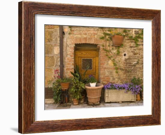 Montefollonico, Val D'Orcia, Siena Province, Tuscany, Italy-Sergio Pitamitz-Framed Photographic Print