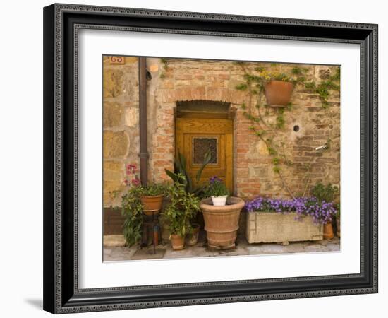 Montefollonico, Val D'Orcia, Siena Province, Tuscany, Italy-Sergio Pitamitz-Framed Photographic Print