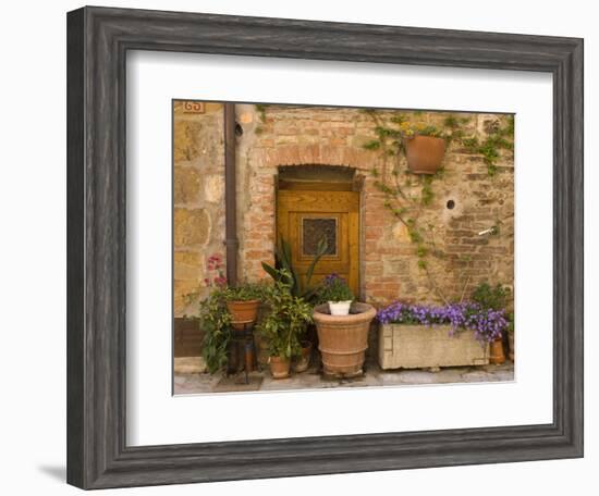 Montefollonico, Val D'Orcia, Siena Province, Tuscany, Italy-Sergio Pitamitz-Framed Photographic Print