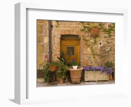 Montefollonico, Val D'Orcia, Siena Province, Tuscany, Italy-Sergio Pitamitz-Framed Photographic Print