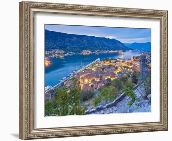 Montenegro, Bay of Kotor, Kotor-Alan Copson-Framed Photographic Print