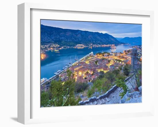 Montenegro, Bay of Kotor, Kotor-Alan Copson-Framed Photographic Print