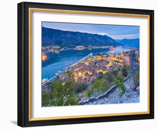 Montenegro, Bay of Kotor, Kotor-Alan Copson-Framed Photographic Print