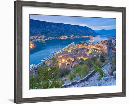 Montenegro, Bay of Kotor, Kotor-Alan Copson-Framed Photographic Print