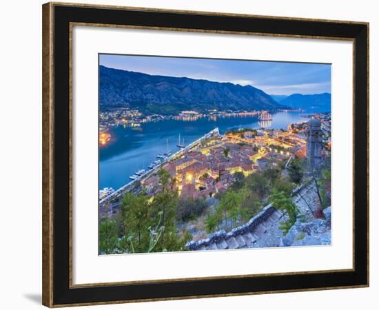 Montenegro, Bay of Kotor, Kotor-Alan Copson-Framed Photographic Print