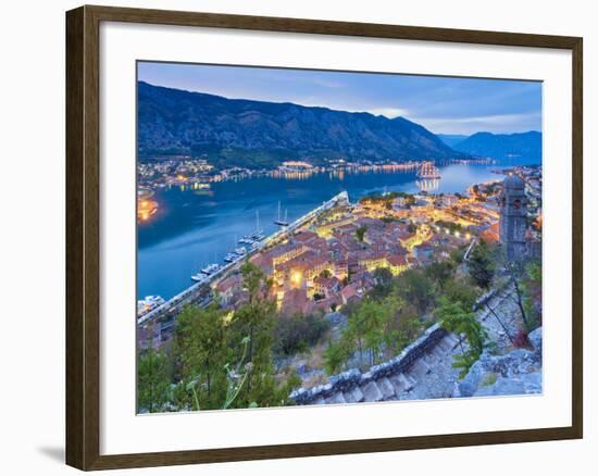 Montenegro, Bay of Kotor, Kotor-Alan Copson-Framed Photographic Print