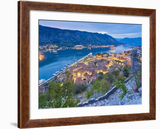 Montenegro, Bay of Kotor, Kotor-Alan Copson-Framed Photographic Print