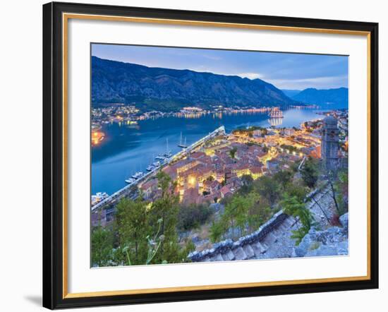 Montenegro, Bay of Kotor, Kotor-Alan Copson-Framed Photographic Print