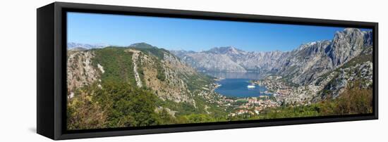 Montenegro, Bay of Kotor, Kotor-Alan Copson-Framed Premier Image Canvas