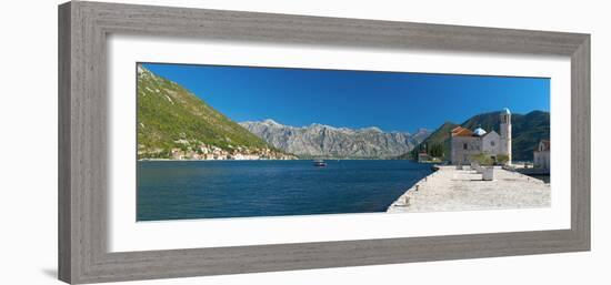 Montenegro, Bay of Kotor, Perast, Our Lady of the Rocks Island, Church of Our Lady of the Rocks-Alan Copson-Framed Photographic Print