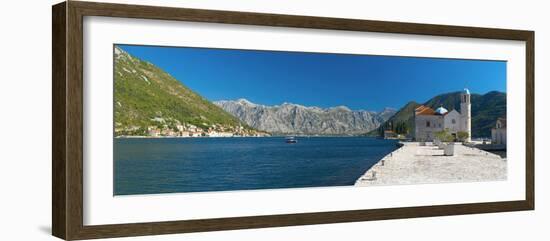 Montenegro, Bay of Kotor, Perast, Our Lady of the Rocks Island, Church of Our Lady of the Rocks-Alan Copson-Framed Photographic Print