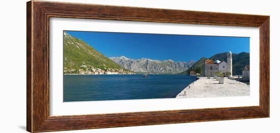 Montenegro, Bay of Kotor, Perast, Our Lady of the Rocks Island, Church of Our Lady of the Rocks-Alan Copson-Framed Photographic Print