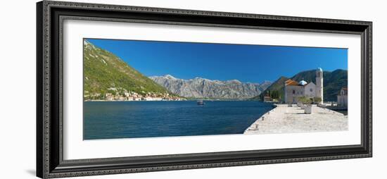 Montenegro, Bay of Kotor, Perast, Our Lady of the Rocks Island, Church of Our Lady of the Rocks-Alan Copson-Framed Photographic Print