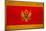 Montenegro Flag Design with Wood Patterning - Flags of the World Series-Philippe Hugonnard-Mounted Art Print