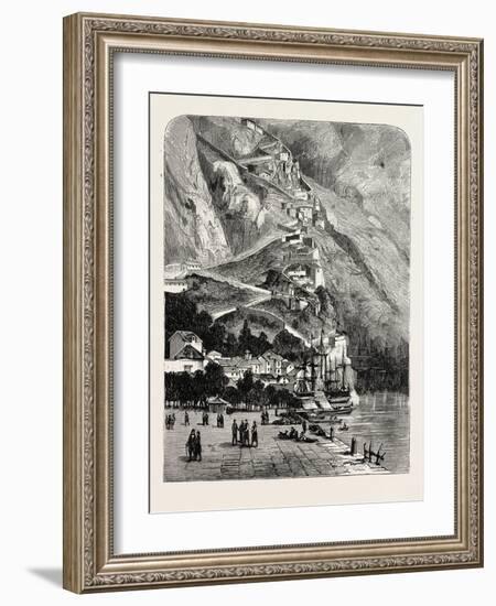 Montenegro: the Road Leading from Cattaro to Cettinge, 1880 1881-null-Framed Giclee Print