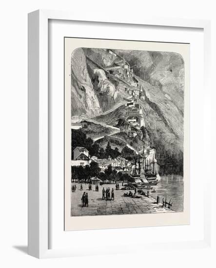 Montenegro: the Road Leading from Cattaro to Cettinge, 1880 1881-null-Framed Giclee Print