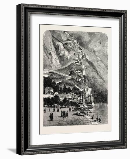 Montenegro: the Road Leading from Cattaro to Cettinge, 1880 1881-null-Framed Giclee Print