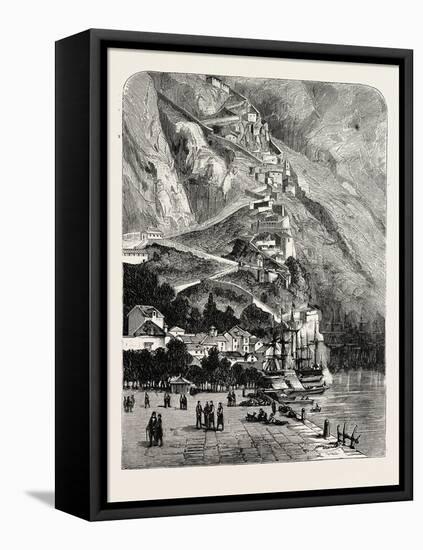 Montenegro: the Road Leading from Cattaro to Cettinge, 1880 1881-null-Framed Premier Image Canvas