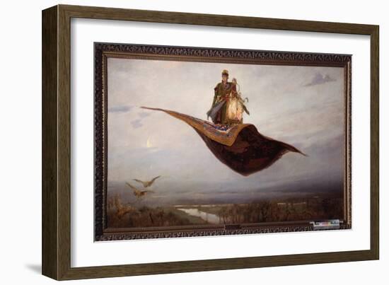 Monter Sur Un Tapis Volant (Riding a Flying Carpet) - Peinture De Viktor Mikhaylovich Vasnetsov (18-Victor Mikhailovich Vasnetsov-Framed Giclee Print