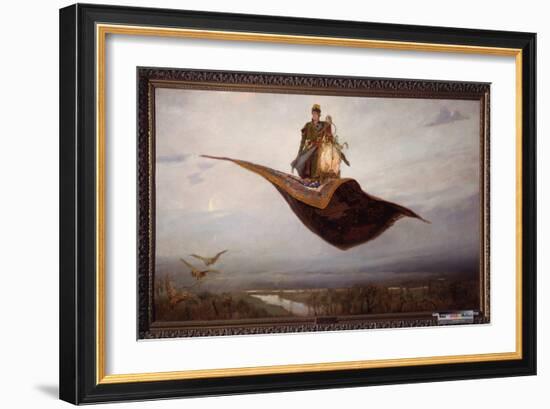 Monter Sur Un Tapis Volant (Riding a Flying Carpet) - Peinture De Viktor Mikhaylovich Vasnetsov (18-Victor Mikhailovich Vasnetsov-Framed Giclee Print