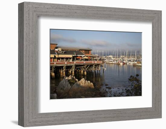 Monterey Docks and Fisherman's Wharf Restaurants-Stuart Black-Framed Photographic Print