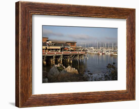 Monterey Docks and Fisherman's Wharf Restaurants-Stuart Black-Framed Photographic Print