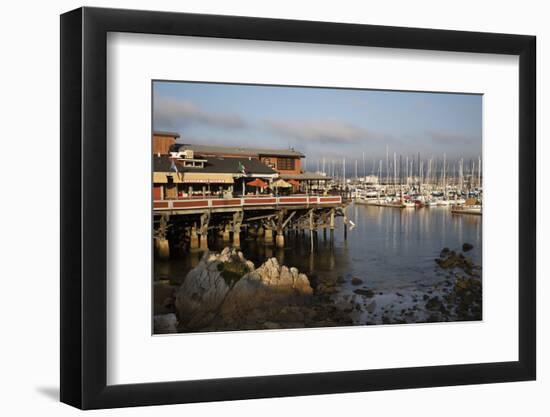 Monterey Docks and Fisherman's Wharf Restaurants-Stuart Black-Framed Photographic Print