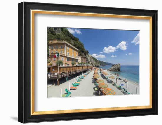 Monterosso Al Mare, Cinque Terre, UNESCO World Heritage Site, Liguria, Italy, Europe-Gavin Hellier-Framed Premium Photographic Print