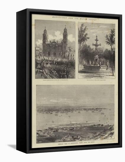 Montevideo and its Water Supply-null-Framed Premier Image Canvas