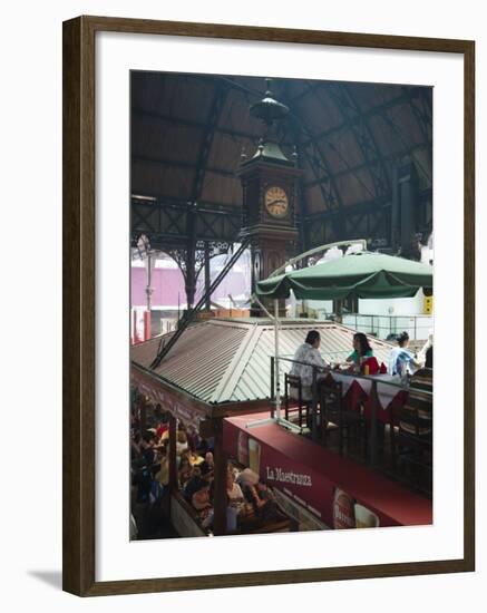 Montevideo, Mercado Del Puerto, Parilladas Grill Restaurants, Nr, Uruguay-Walter Bibikow-Framed Photographic Print