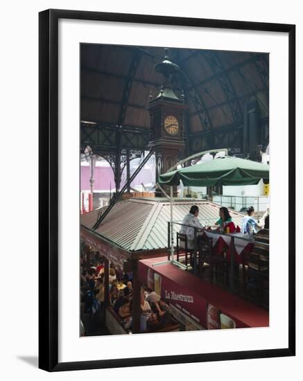 Montevideo, Mercado Del Puerto, Parilladas Grill Restaurants, Nr, Uruguay-Walter Bibikow-Framed Photographic Print