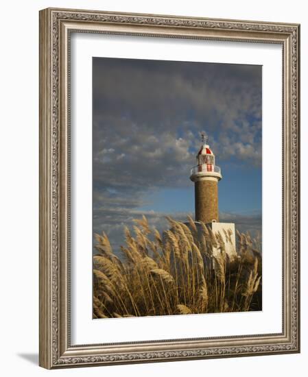 Montevideo, Punta Brava Lighthouse, Morning, Uruguay-Walter Bibikow-Framed Photographic Print