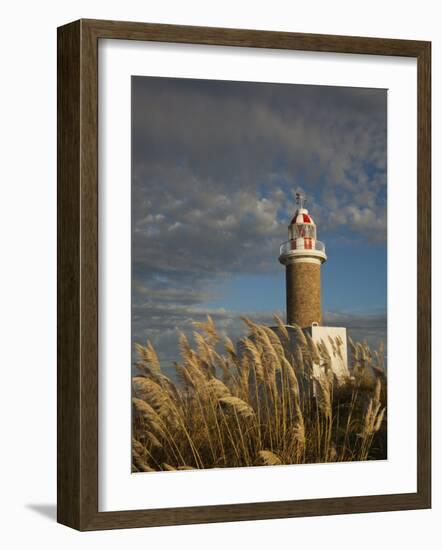 Montevideo, Punta Brava Lighthouse, Morning, Uruguay-Walter Bibikow-Framed Photographic Print