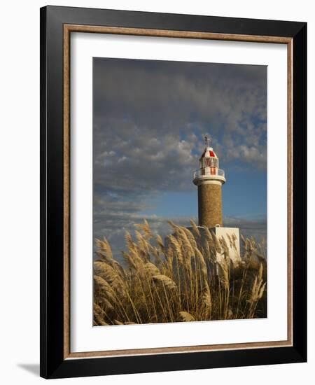 Montevideo, Punta Brava Lighthouse, Morning, Uruguay-Walter Bibikow-Framed Photographic Print