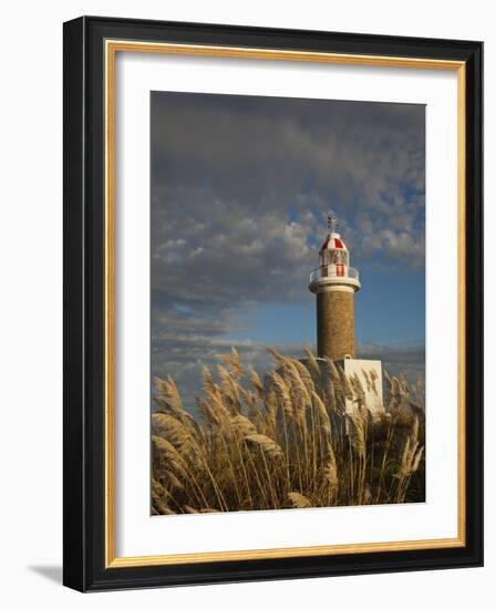 Montevideo, Punta Brava Lighthouse, Morning, Uruguay-Walter Bibikow-Framed Photographic Print