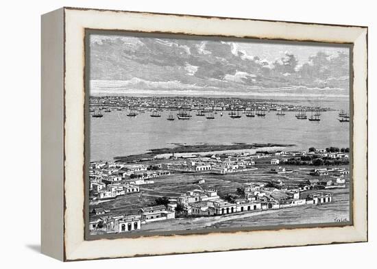 Montevideo, Uruguay, 1895-Taylor-Framed Premier Image Canvas