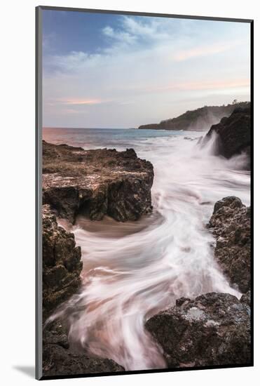 Montezuma Beach at sunset, Nicoya Peninsula, Puntarenas, Costa Rica-Matthew Williams-Ellis-Mounted Photographic Print