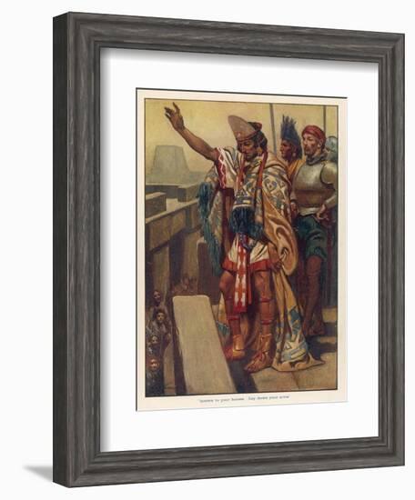 Montezuma's Address-null-Framed Art Print