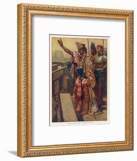 Montezuma's Address-null-Framed Art Print