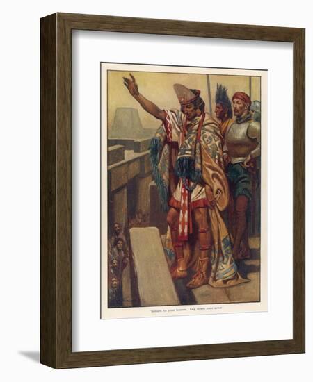 Montezuma's Address-null-Framed Art Print