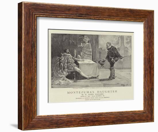 Montezuma's Daughter-John Seymour Lucas-Framed Giclee Print