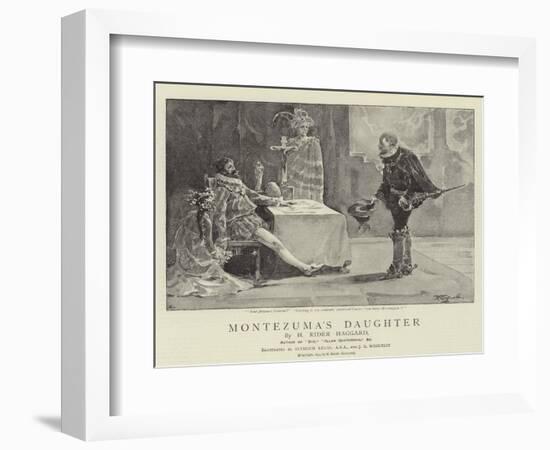 Montezuma's Daughter-John Seymour Lucas-Framed Giclee Print