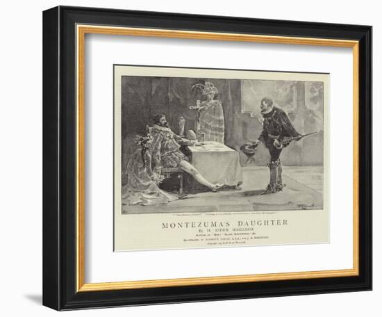 Montezuma's Daughter-John Seymour Lucas-Framed Giclee Print