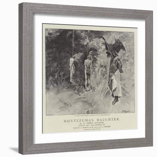 Montezuma's Daughter-John Seymour Lucas-Framed Giclee Print