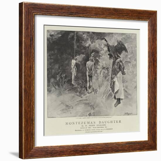 Montezuma's Daughter-John Seymour Lucas-Framed Giclee Print