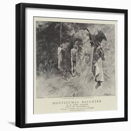 Montezuma's Daughter-John Seymour Lucas-Framed Giclee Print